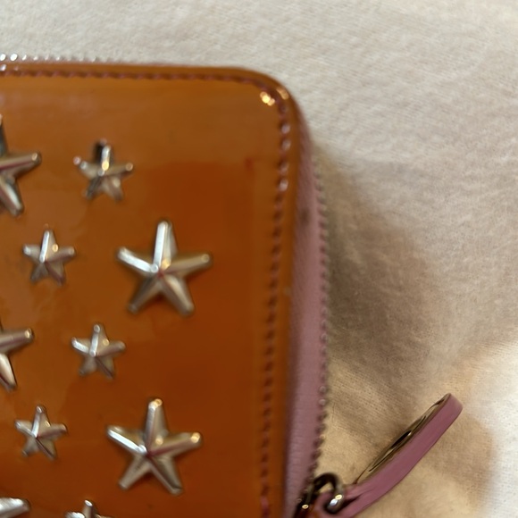 EUC Jimmy Choo zip wallet with dusty - Picture 7 of 8